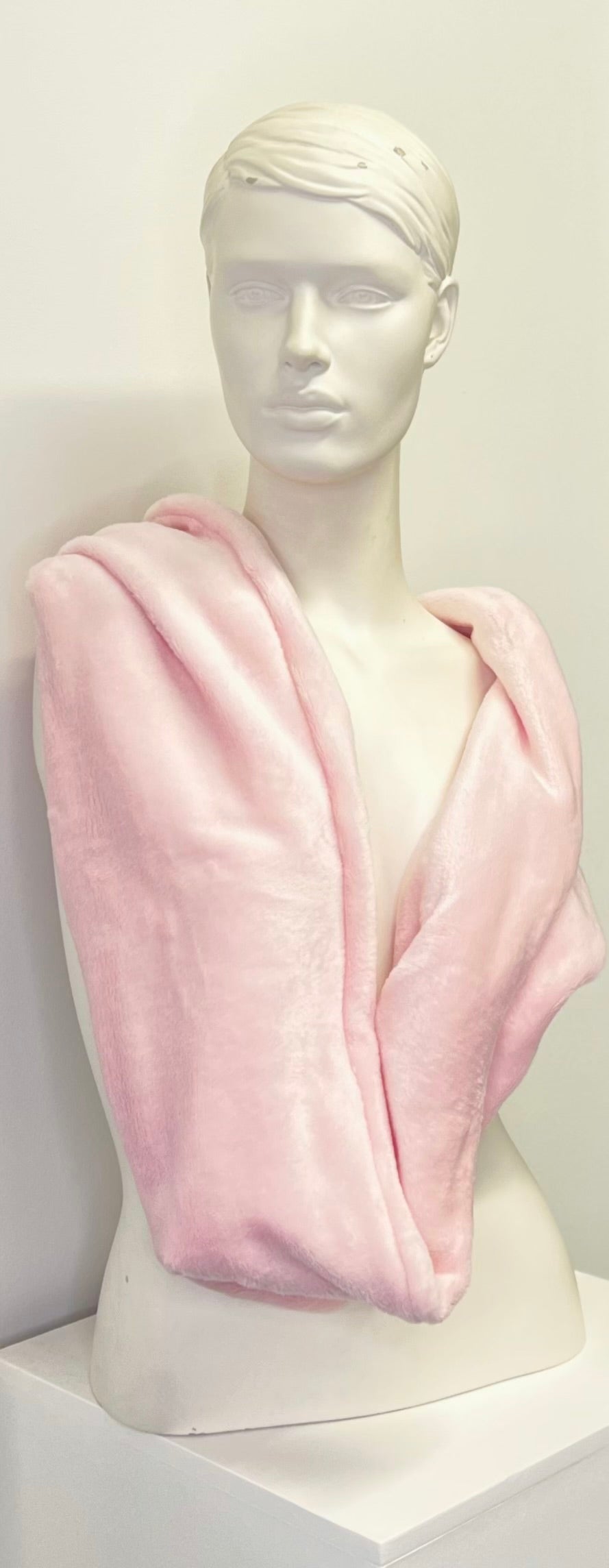 Pale Pink Snuggle Scarf