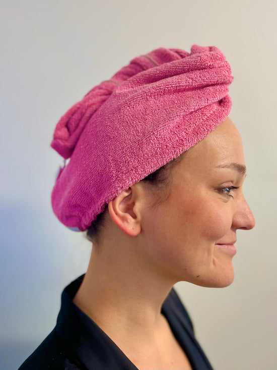 Blush Pink Towel head Wrap & Fave cloth