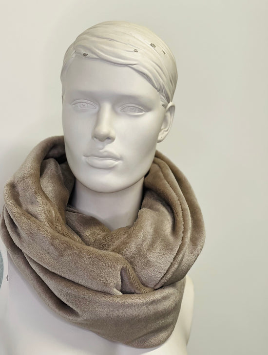 Load image into Gallery viewer, Beige Snuggle Scarf
