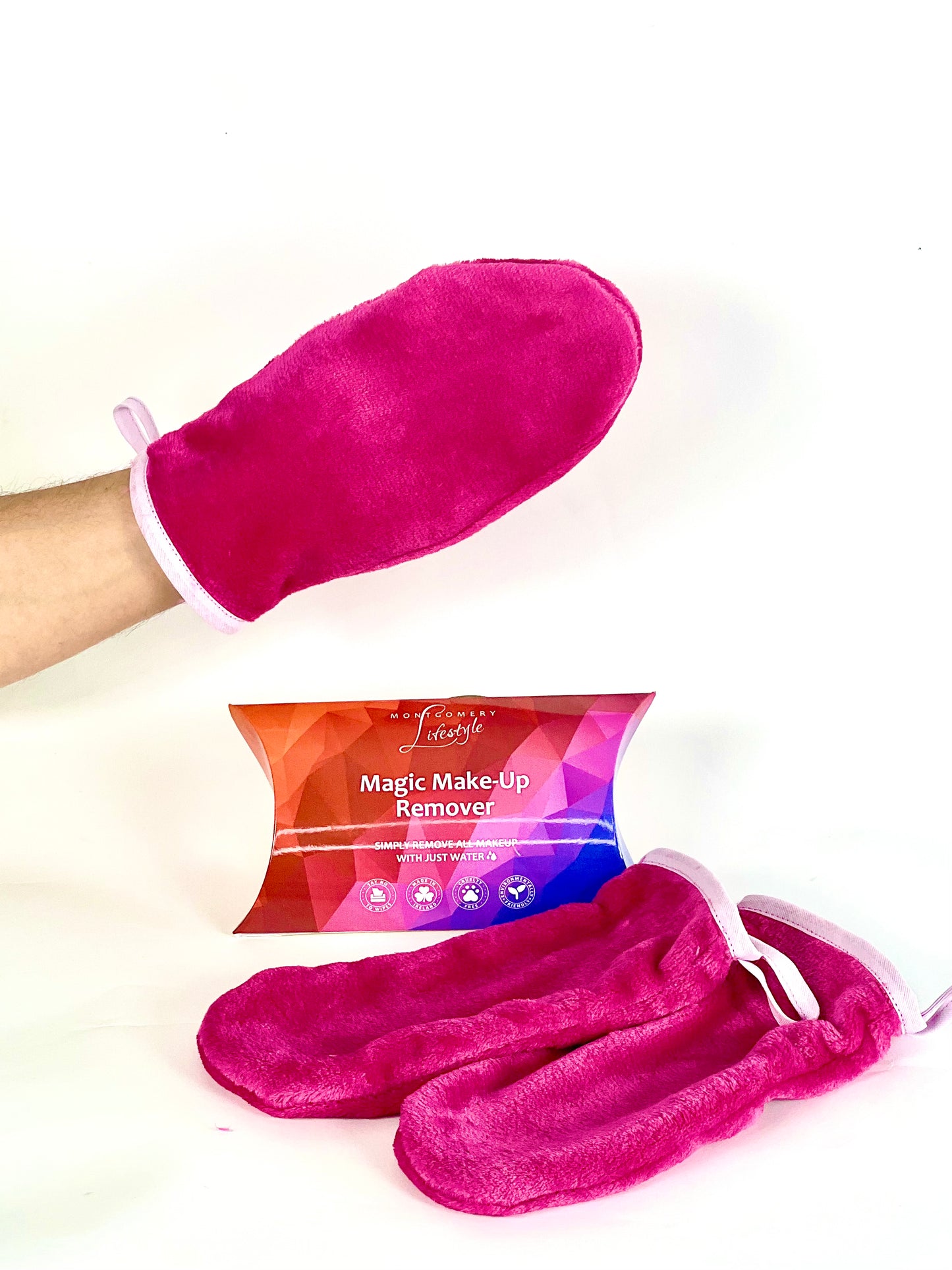 Pink Magic Make-Up Remover Mitt