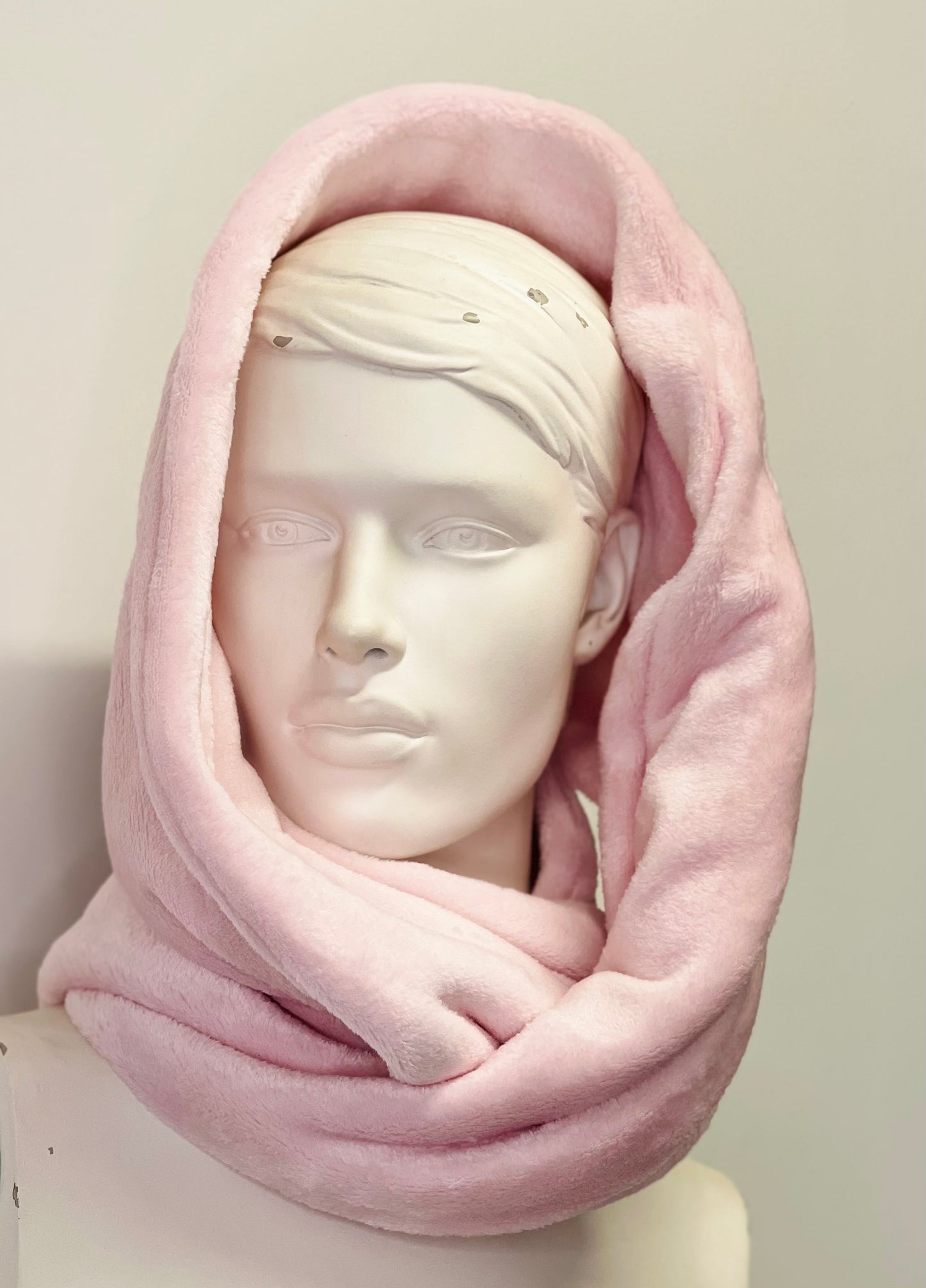 Pale Pink Snuggle Scarf