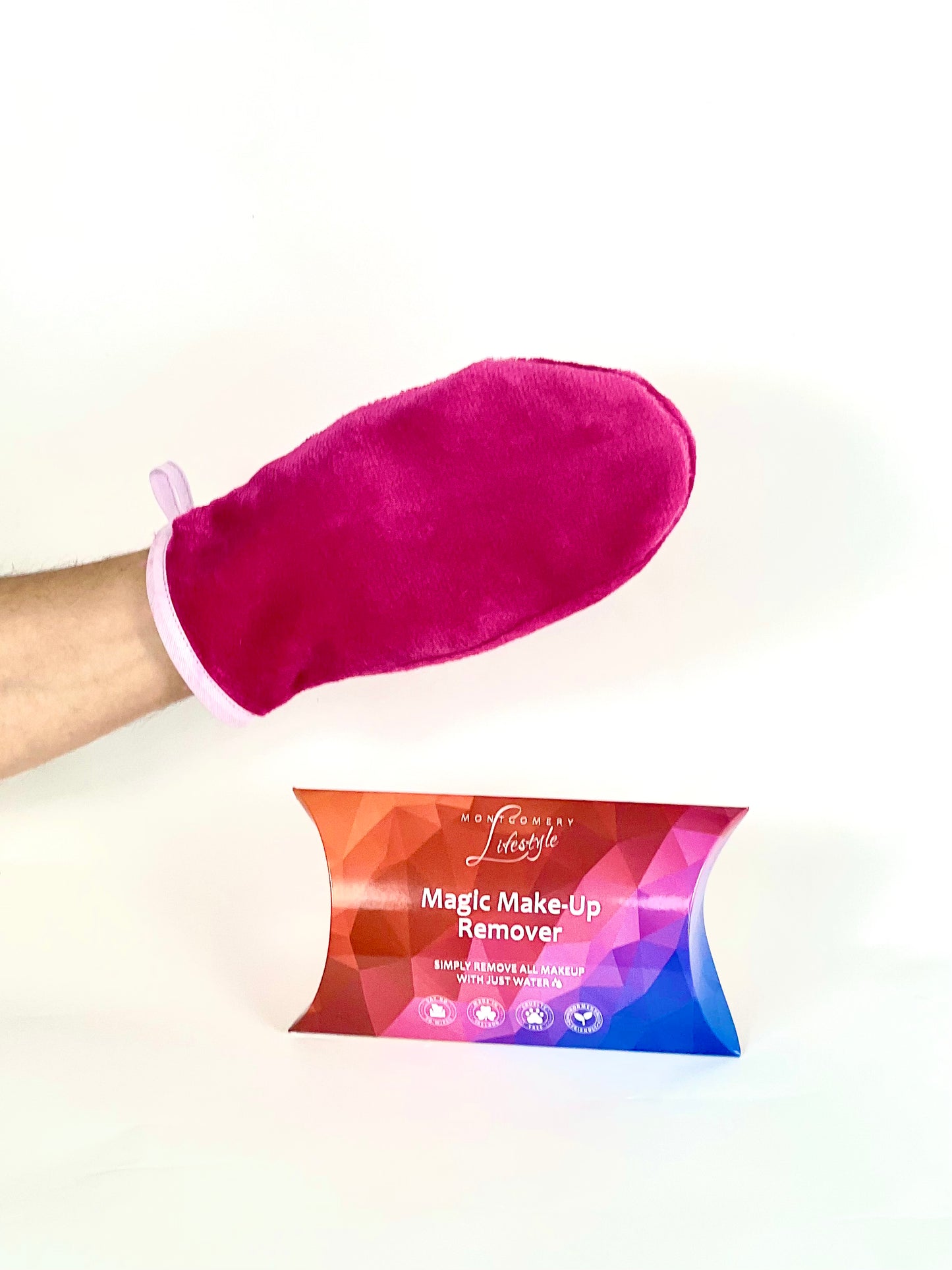 Pink Magic Make-Up Remover Mitt